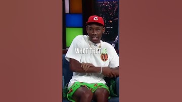 Thumbnail of TYLER GOES CRAZY ON A TALK SHOW! #tylerthecreator #music #stephencolbert #musiccollaboration  #rap