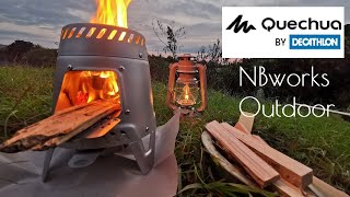 デカトロンのネイチャーストーブ「ケシュアMH500」はユニークでおしゃれな焚火台（5つのポイント）【NBworks2021】