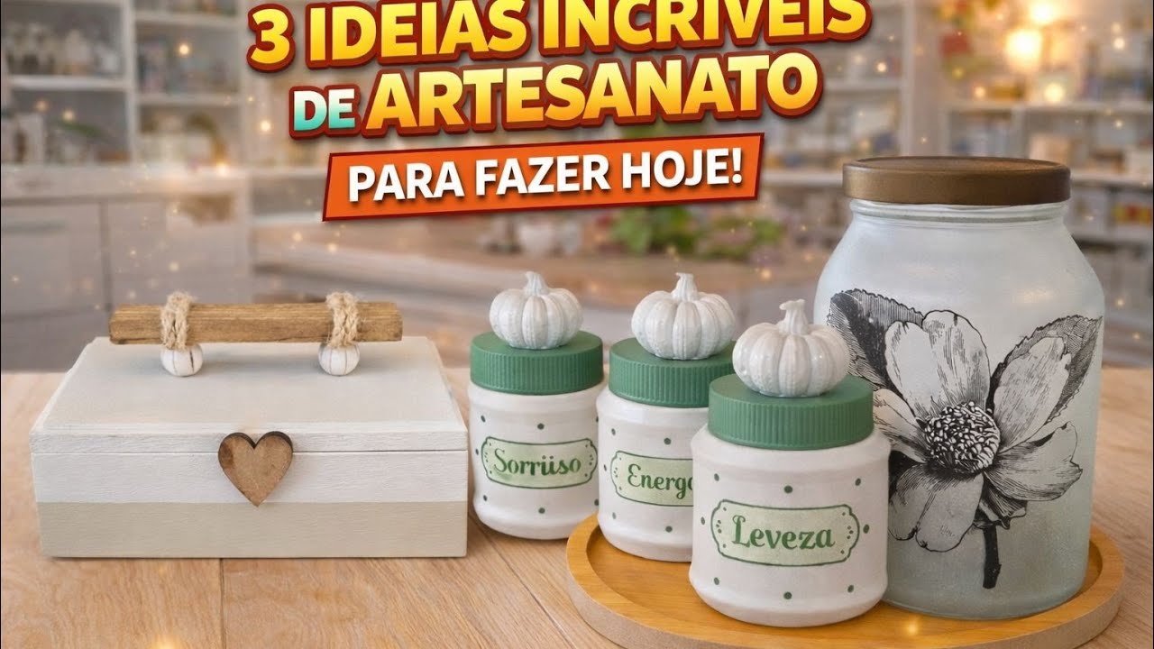 😱 3 PROJETOS DE REAPROVEITAMENTO QUE FICARAM LINDOS! 🥰