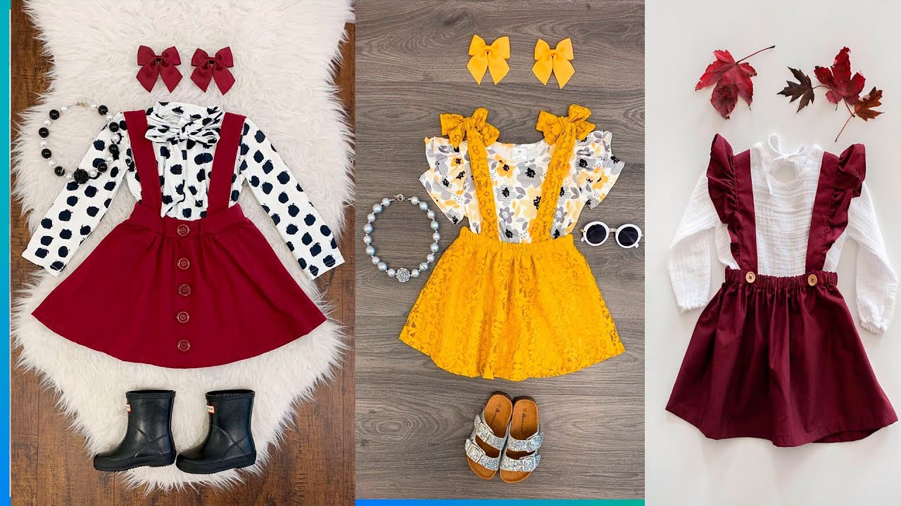 Conjunto niña de con tirantes y blusa colección - YouTube