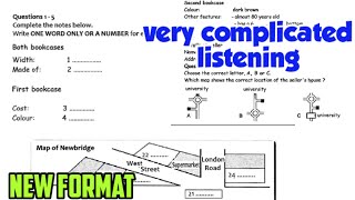 Map of new bridge IELTS listening |New listening test | IDP ielts listening practice test