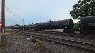 BNSF 1913 pulling a train backwards, long hood forward! Switching tracks. 9/8/26~La Crosse, Wi.