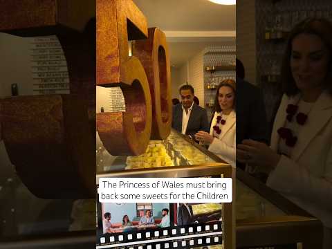 #PrincessofWales chooses sweets for the children on Leicester visit #shorts