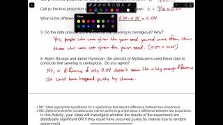 AP Stats - 9.3(a) Notes