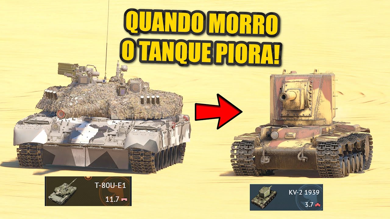 Warthunder Porem Quando Sou Destruido o Tanque PIORA!!