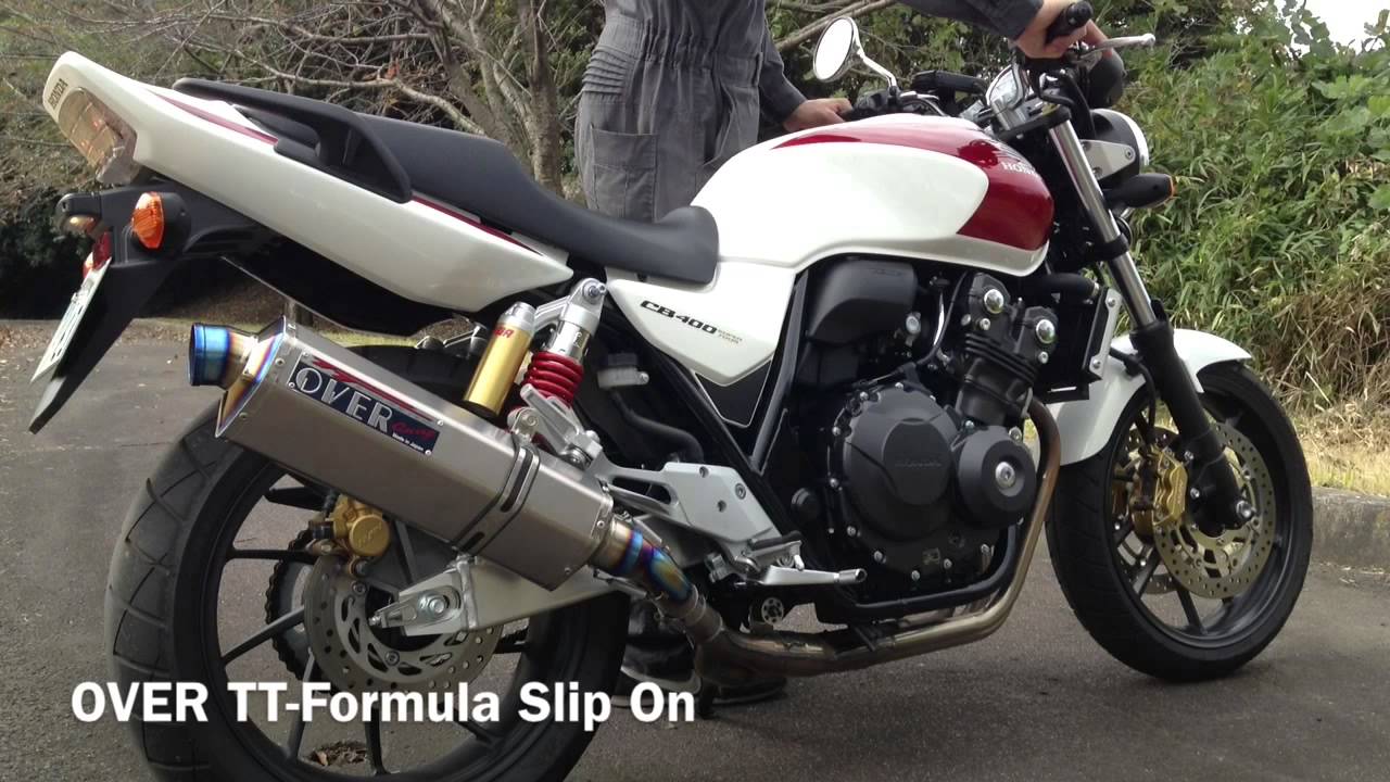 Cb400sf Overracing Tt Formula Slip On マフラーサウンド Youtube