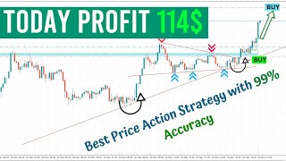 Today Live Symmetrical Pattern Trading with 114$ Profit | Way to 2000$ to 10k | 30 November Trading screenshot 3