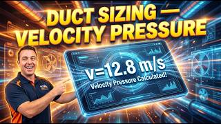 Duct Sizing — Velocity Pressure Calculator — How to Use It | Engineering Tool
