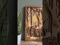 Layered Cowboy Forest SVG, Western Horse Wood Wall Art File , 3D Laser Cut Woodland Scene#laserfile