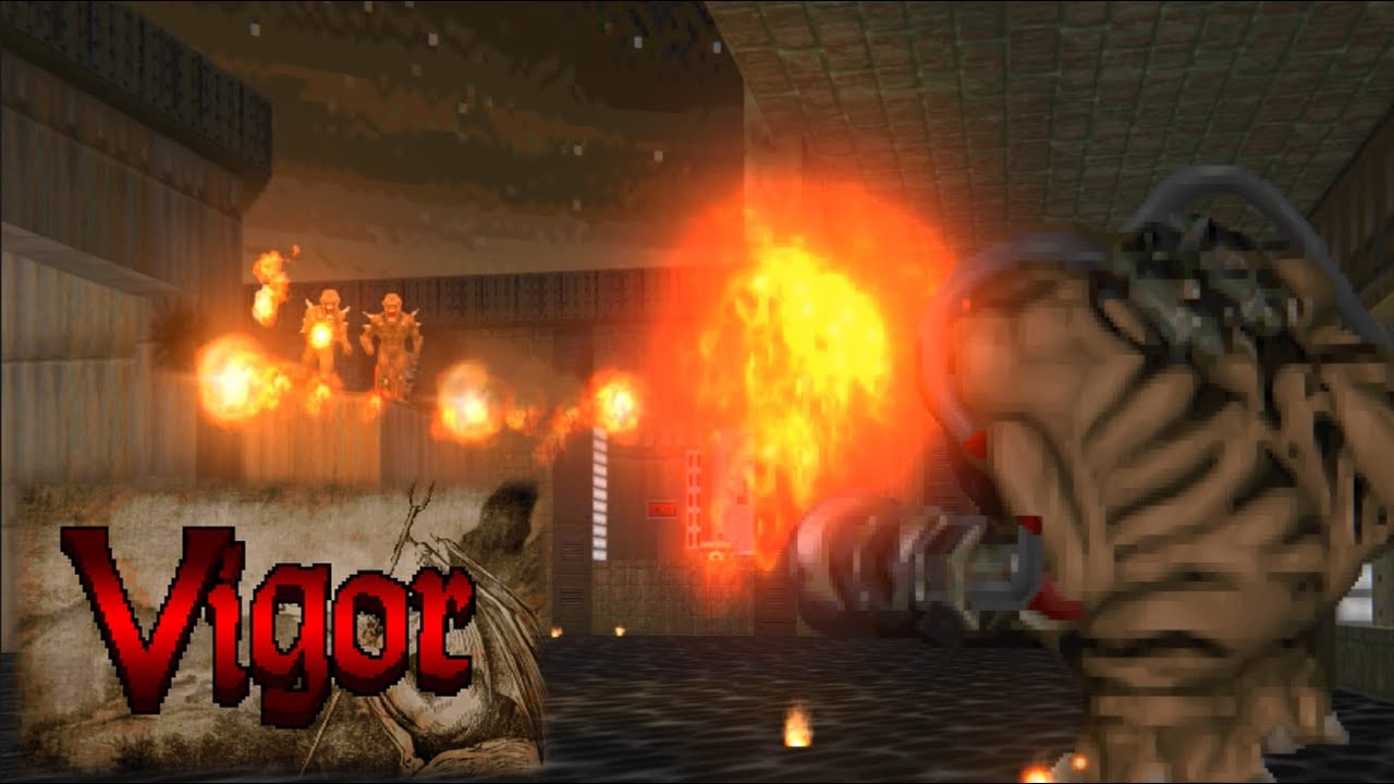 DOOM II with Project Brutality [Vigor] Level 08 Coffin Quarter