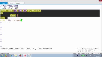 千锋Linux教程：39  While Until 测试远程主机连接