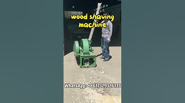 How a Wood Shaving Machine Works – High Efficiency & Precision! #woodworking #wood #shaving #shaver
