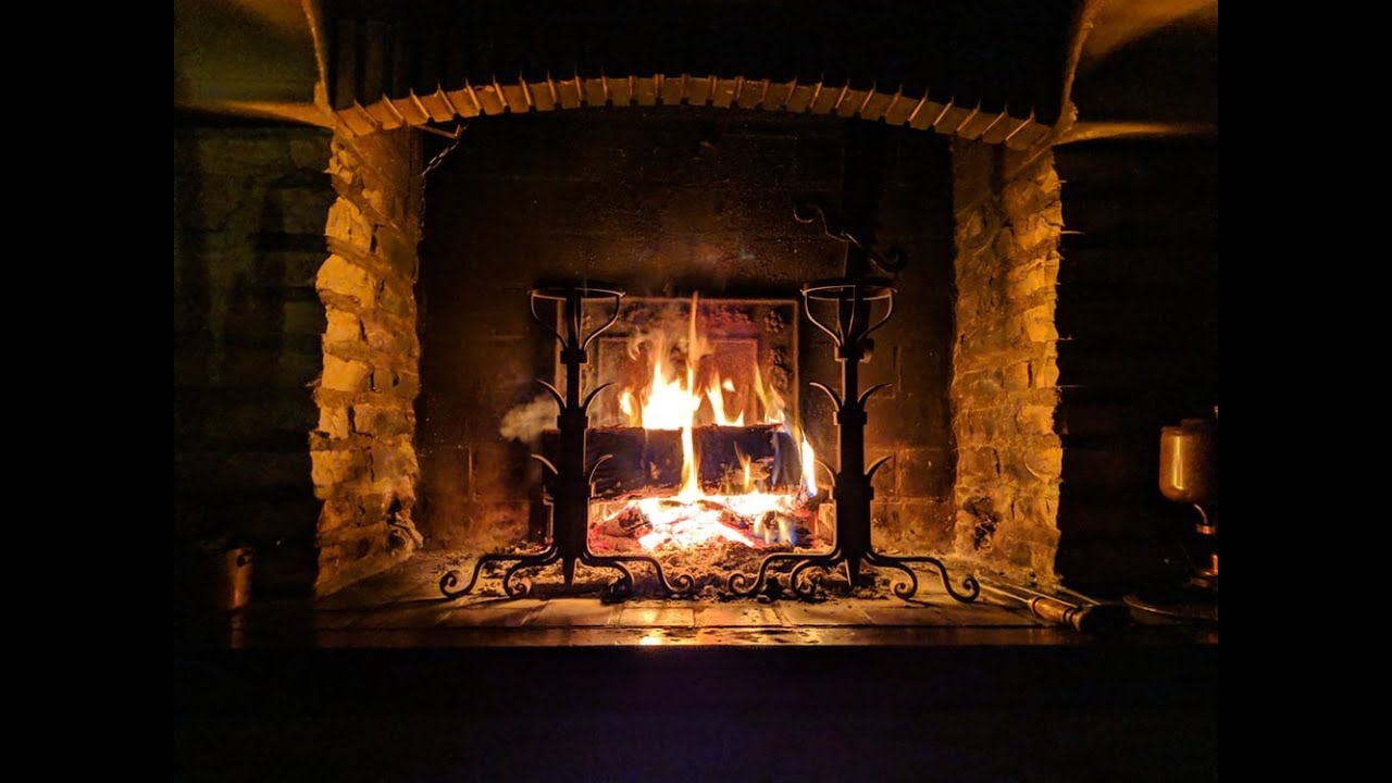 Relaxing Fireplace Sounds Burning Fireplace & Crackling Fire Sounds