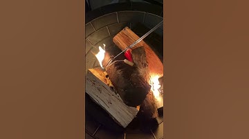 Struggling to start a fire for roasted marshmallows? #marshmallow #diy #fire