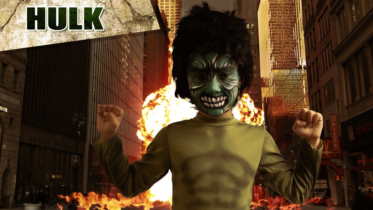 Trucco hulk Carnevale