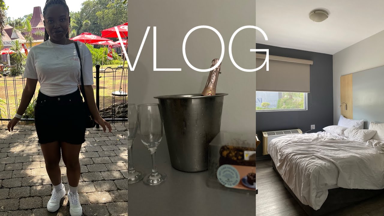 VLOG: Gold Reef City | Hotel Room Tour | Anniversary Celebration 🎉