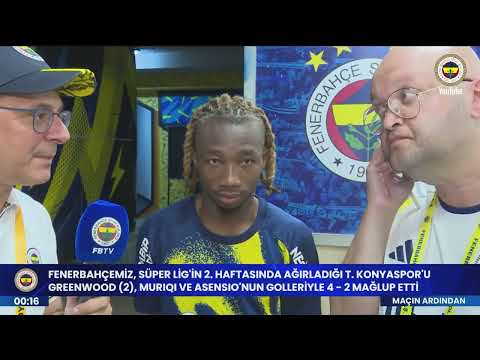 Futbolcumuz Dorgeles Nene'nin maç sonu açıklamaları | Fenerbahçe 4-2 T. Konyaspor