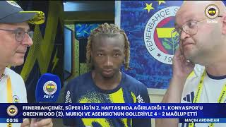 Futbolcumuz Dorgeles Nene'nin maç sonu açıklamaları | Fenerbahçe 4-2 T. Konyaspor