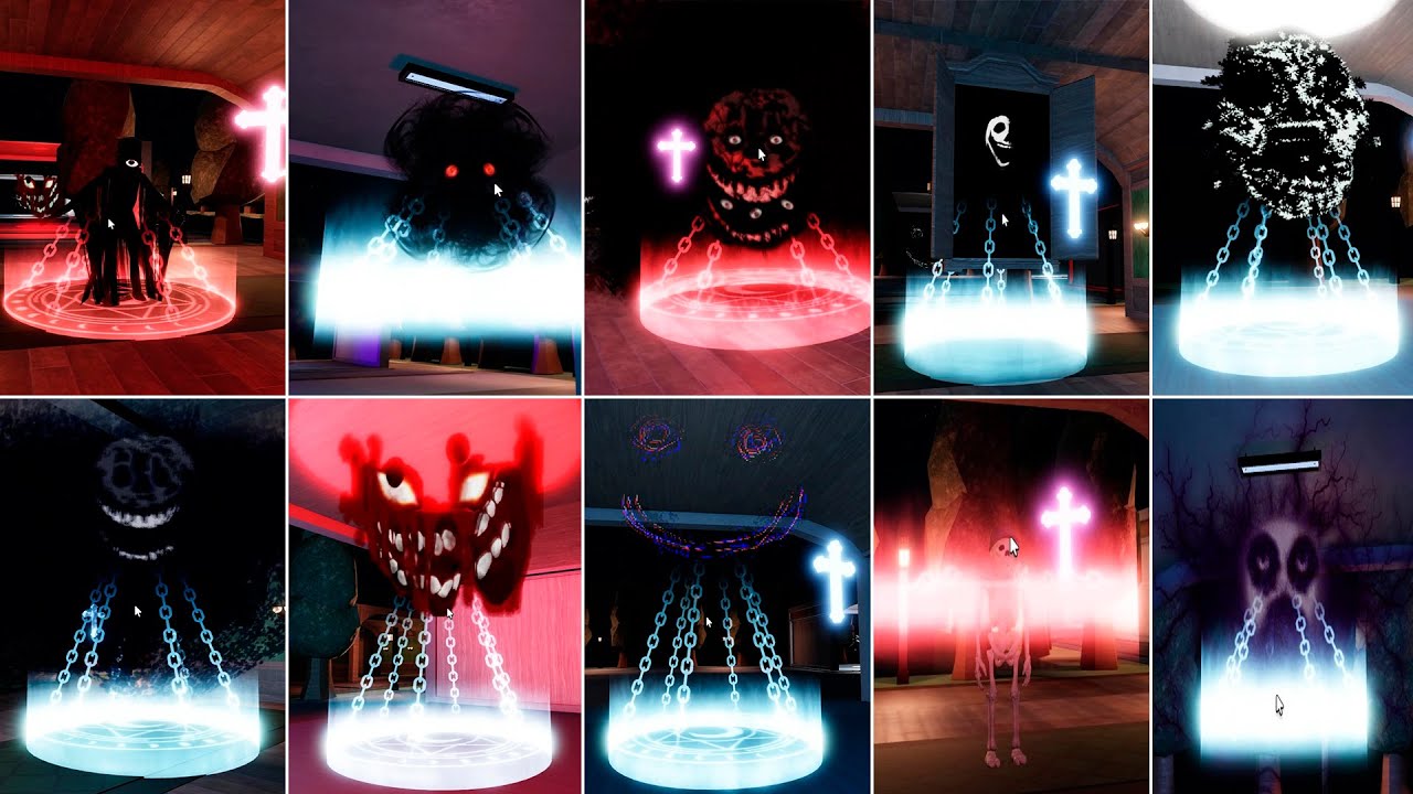 DOORS Crucifixion All Monsters Jumpscares ROBLOX YouTube