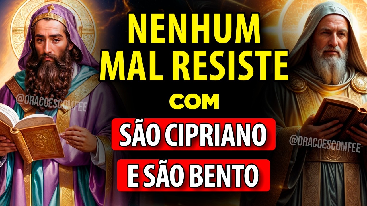 Feitiços, Inveja, Maldição? São Cipriano e São Bento Quebram Tudo Agora!