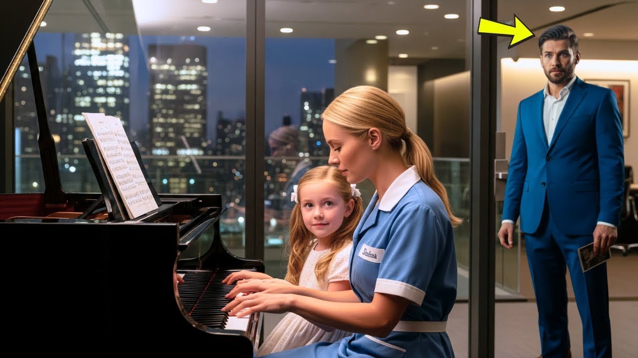 Timidă curățătoare A învățat fata la pian Din greșeală — Neștiind Că era fiica CEO-ului.