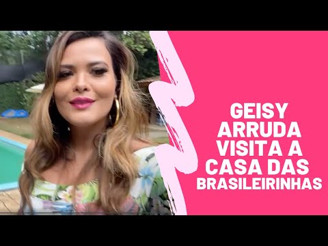 Geisy Arruda visita a Casa das Brasileirinhas