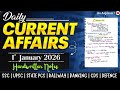 1st January 2026 || Daily current affairs || Handwritten notes || An Aspirant !