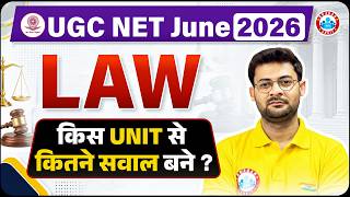 UGC NET Law Paper Analysis 2026 | UGC NET LAW Unit Wise Questions Distribution | UGC NET Law 2026