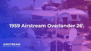 Renovated 1959 Airstream Overlander 26FT