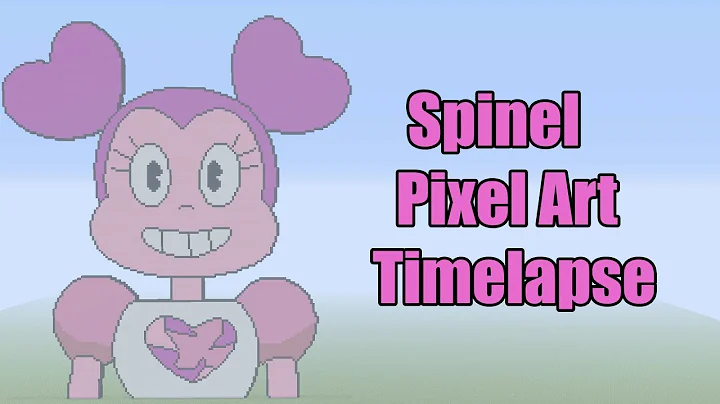 Minecraft Spinel Pixel Art Timelapse (Steven Universe The Movie)