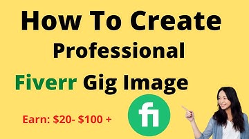 How to create fiverr gig image using canva | Fiverr gig image