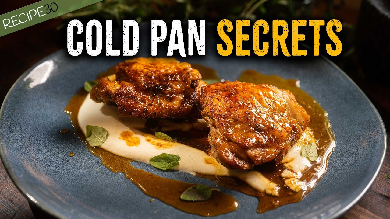 Куриные бедрышки ресторанного качества | Хрустящая корочка и взбитая фета