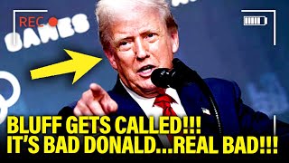 Trump GOES NUTS on LIVE TV as BLUFF GETS CALLED
