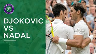 Novak Djokovic vs Rafael Nadal | All the Winners from their Wimbledon 2018 SemiFinal