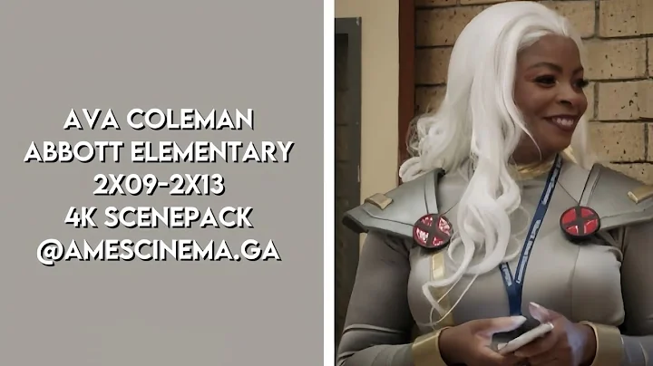 Ava Coleman - Abbott Elementary 2x09-2x13 | 4K 1080P Scenepack @amescinema.ga