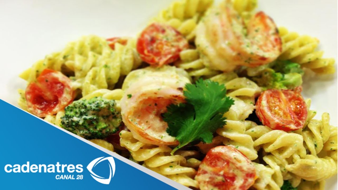 Pasta Con Camarones Pasta Con Camarones