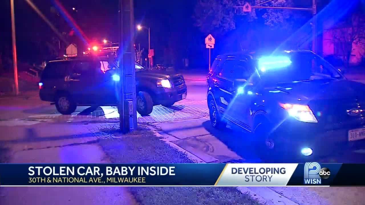 Man steals car at a gas station with baby inside - YouTube