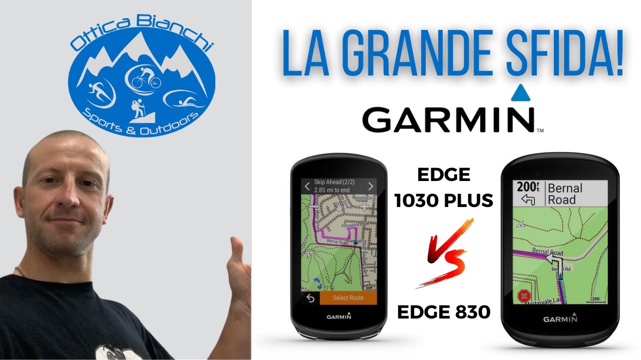 Garmin Edge 830 e 1030 Plus - Il confronto finale tra i 2 migliori computer  da bici! - YouTube