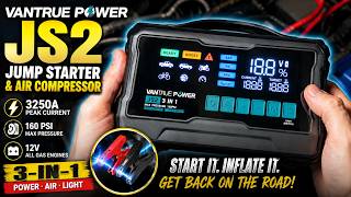 Torture Testing the Impressive Vantrue Power JS3 Jump Starter and Tire Inflator.