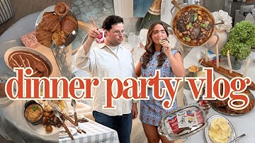 Hosting a 5 Course Dinner Party Using Recipes I