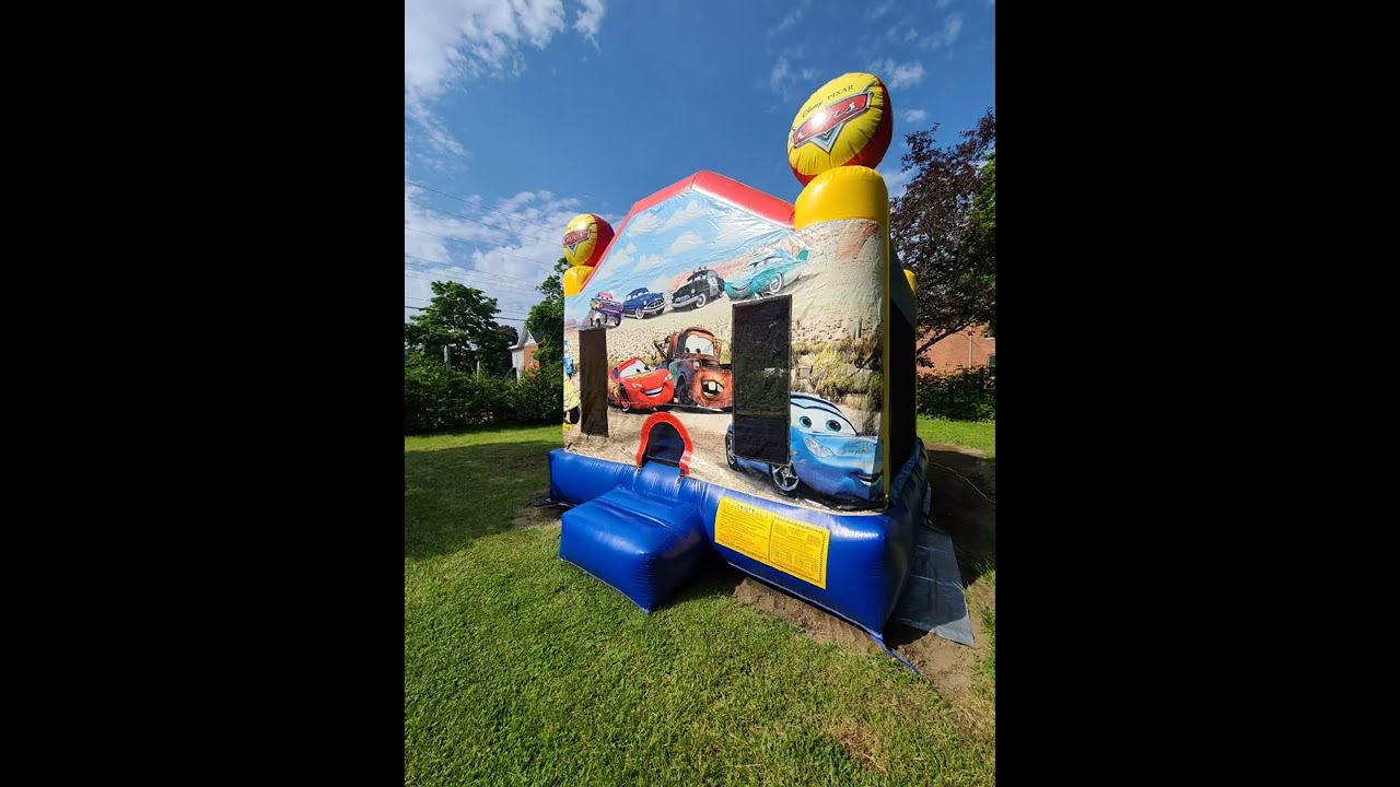 Disney Cars Bouncy Castle with Slide | Castle Kid Jumping Castles | www.castlekid.ca