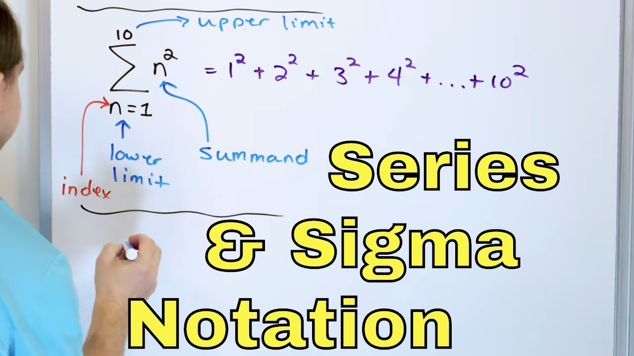 221 - Series and Sigma Summation Notation - Part 21 (Geometric Series &  Infinite Series)