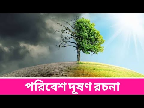 এসএসসি পরিবেশ দূষণ রচনা শিখুন।