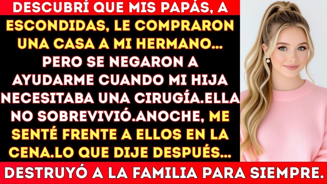 Descubrí que mis papás en secreto estaban pagando los gastos de los hijos de mi hermana… pero se