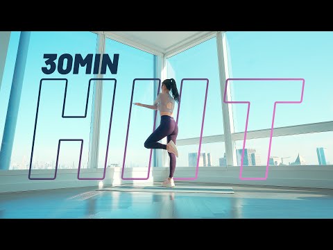 30 Min HIIT Workout At Home No Repeats No Jumping No Talking