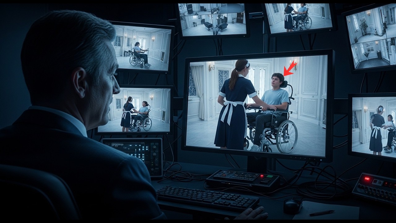 MILLIONAIRE CEO HIDS CAMERA TO PROTECT HIS PARALYZED SON — Until He Saw What the Maid Did
