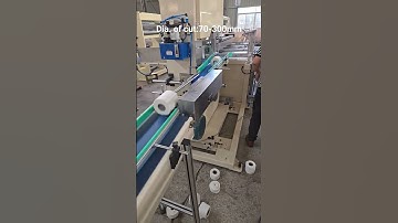 automatic maxi & small paper roll #bandsaw #cutting #machine