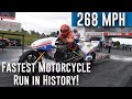 Fastest motorcycle run in drag racing history made by larry spiderman mcbride