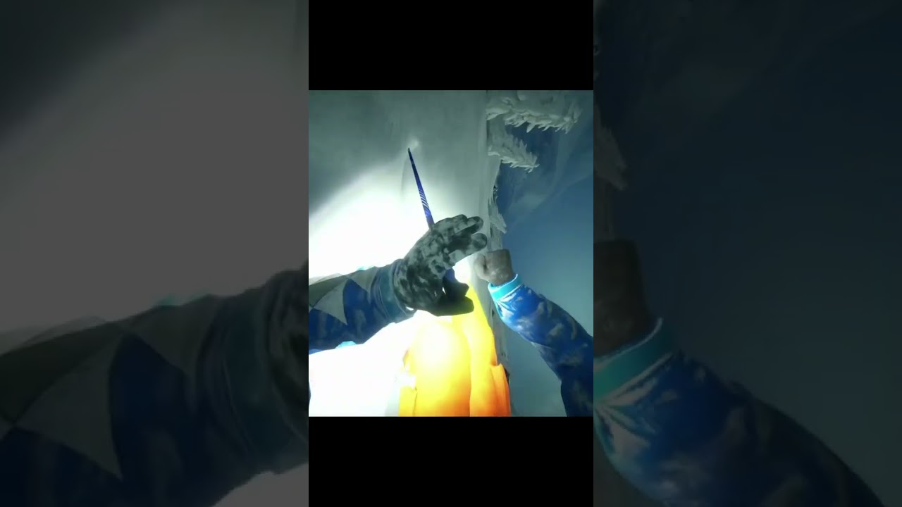 Carry crash in steep 