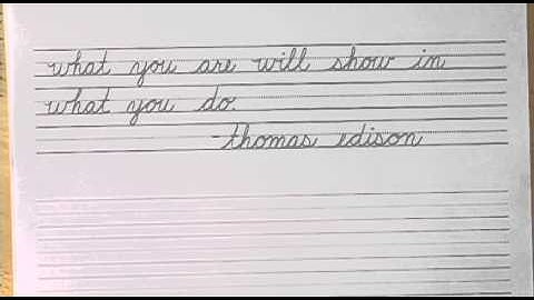 How To Write in Cursive // Lesson 24 // A complete Course // FREE Worksheets